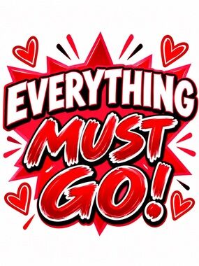Everything Must Go!!!